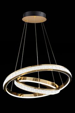 Подвесная люстра LED 115W 3000К/4000К/5500К LE7707/800-2K Gold золото Aida Leon