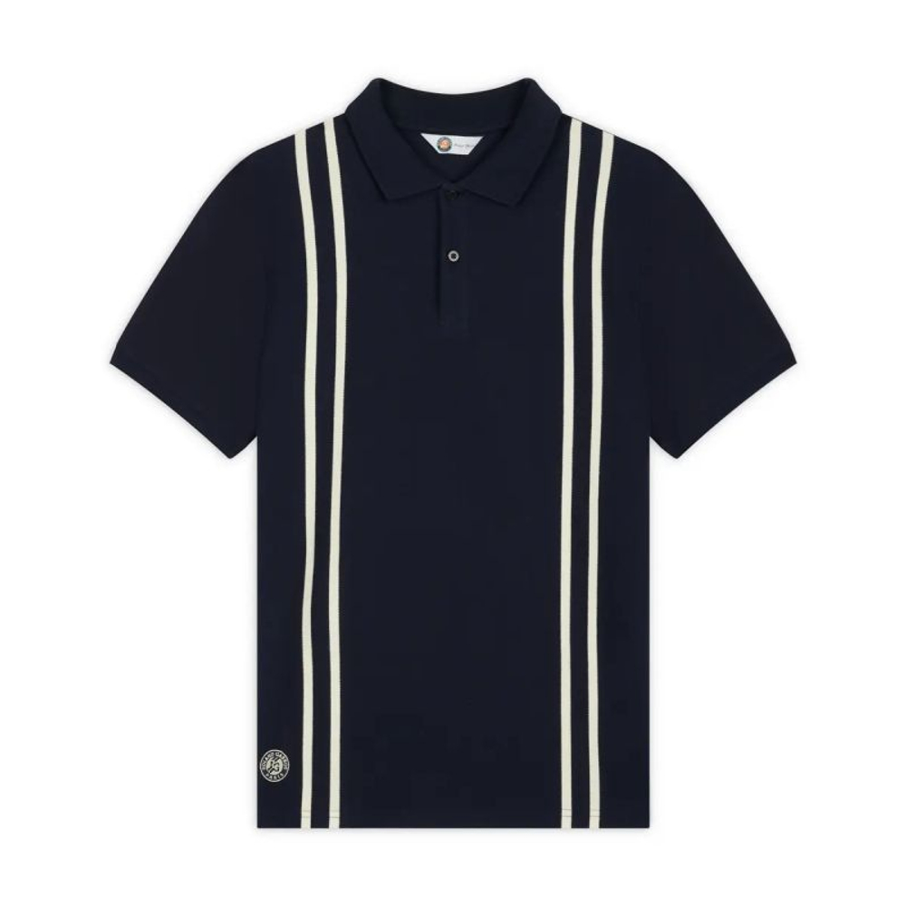 Теннисное поло Roland Garros Heritage Polo Shirt - navy blue