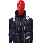 Жилет страховочный Badger Aqua Sport рыбаловный HFM-302-Blue до 120кг -