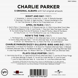Charlie Parker / 5 Original Albums (5CD)
