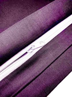 Пододеяльник сатин Milky Garden "Purple" 2-спальный на молнии 175x215 см