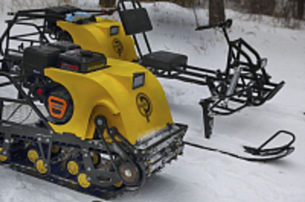 Мотобуксировщик РЫБАК PKD. PSD 9 л.с. (длинная база 1430мм)