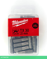 Бита Milwaukee TX30 25мм 25шт (4932399599)