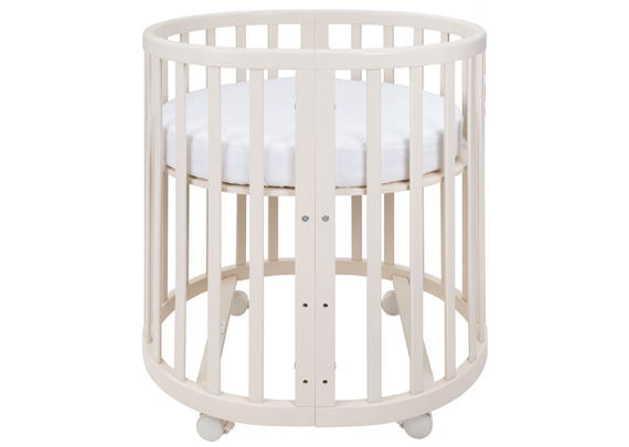 Кроватка-трансформер Ellipsebed Молочная