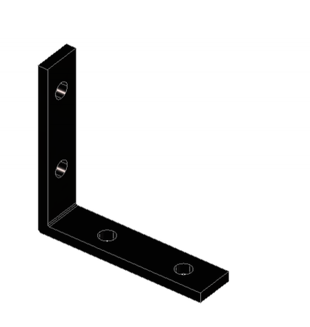 Угловое соединение для установочного профиля DN18525,  90°, Серия:DN8ALE