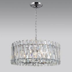 Citilux Ингвар CL334281 Люстра подвесная хрустальная Хром