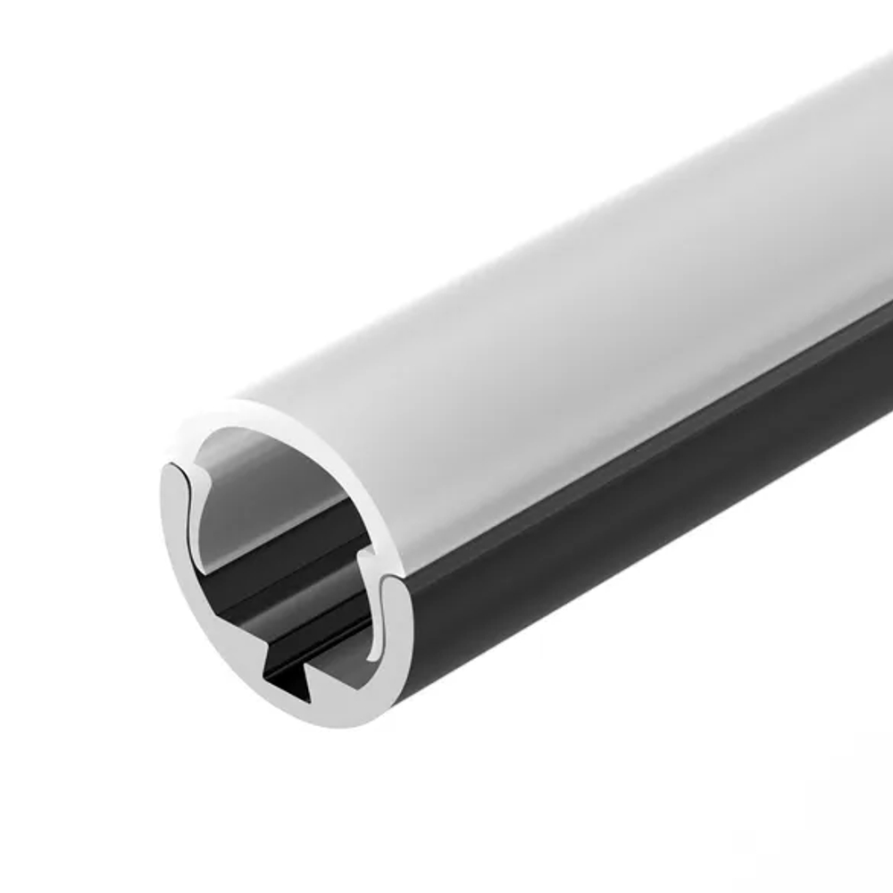 Профиль ROUND-D10.5-2000 ANOD BLACK (Arlight, Алюминий) 033036