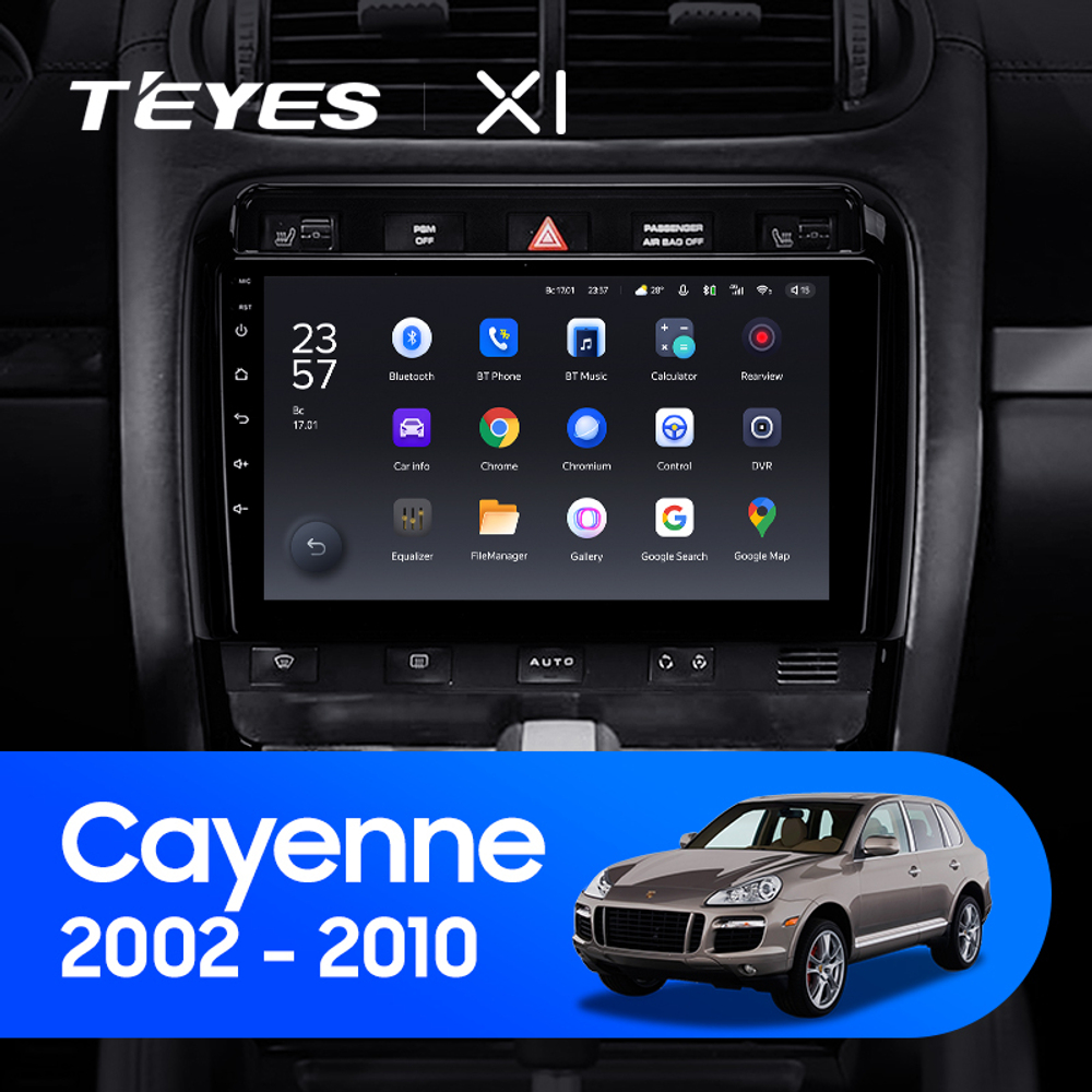 Teyes X1 9"для Porsche Cayenne 2002-2010