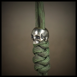 Темлячная бусина "Черепок" для ножей , мельхиор