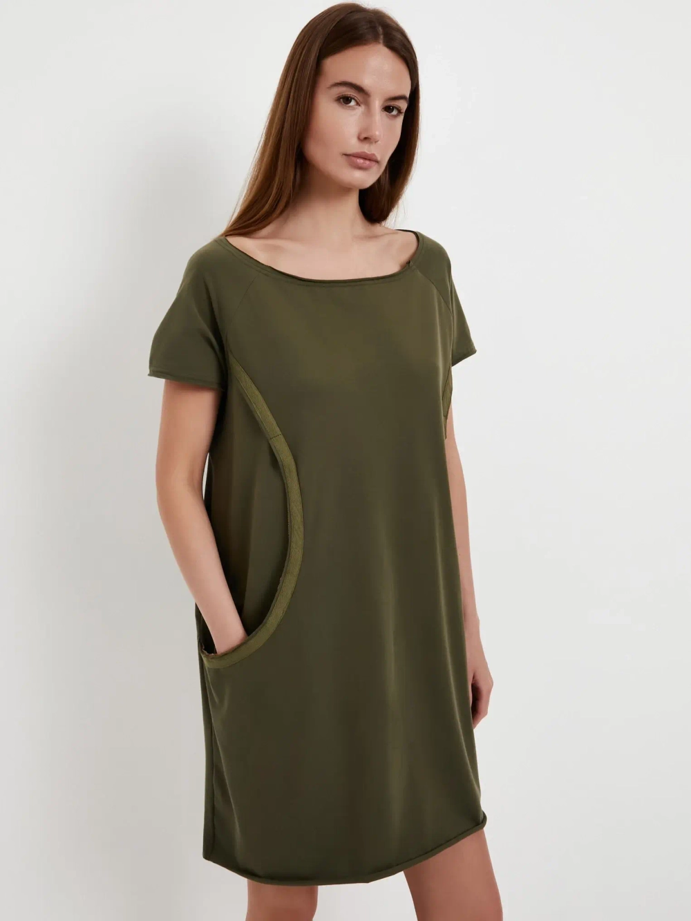 Платье Ребекка Хаки