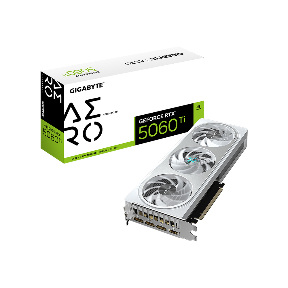 Видеокарта Gigabyte (GV-N506TAERO OC-8GD) RTX5060Ti AERO OC 8G