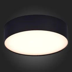 ST606.432.27 Светильник потолочный Черный LED 1*27W 3000K 2 430Lm Ra>90 120° IP20 D220xH55 185-265V Накладные светильники
