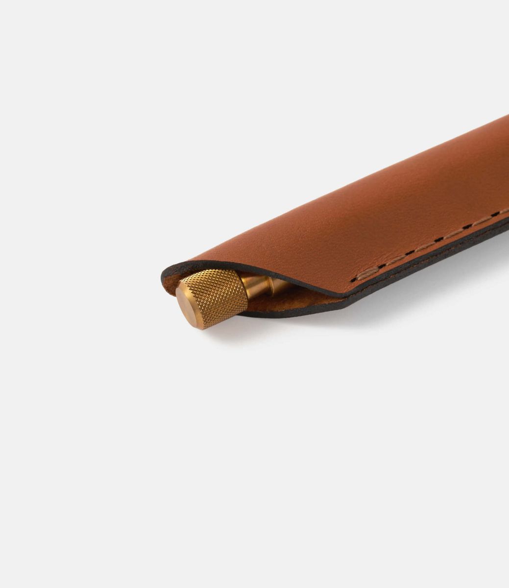 Wingback Leather Sleeve Whisky — чехол для ручки или карандаша