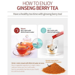 (Набор) Чай с ягодами женьшеня Jungwonsam Korean Ginseng Berry Tea, 3гр* 50шт