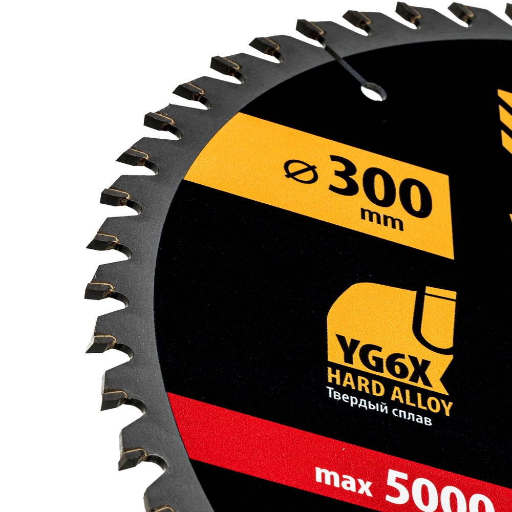 Пильный диск по дереву ф300 х 30 мм, 60 зубьев Denzel