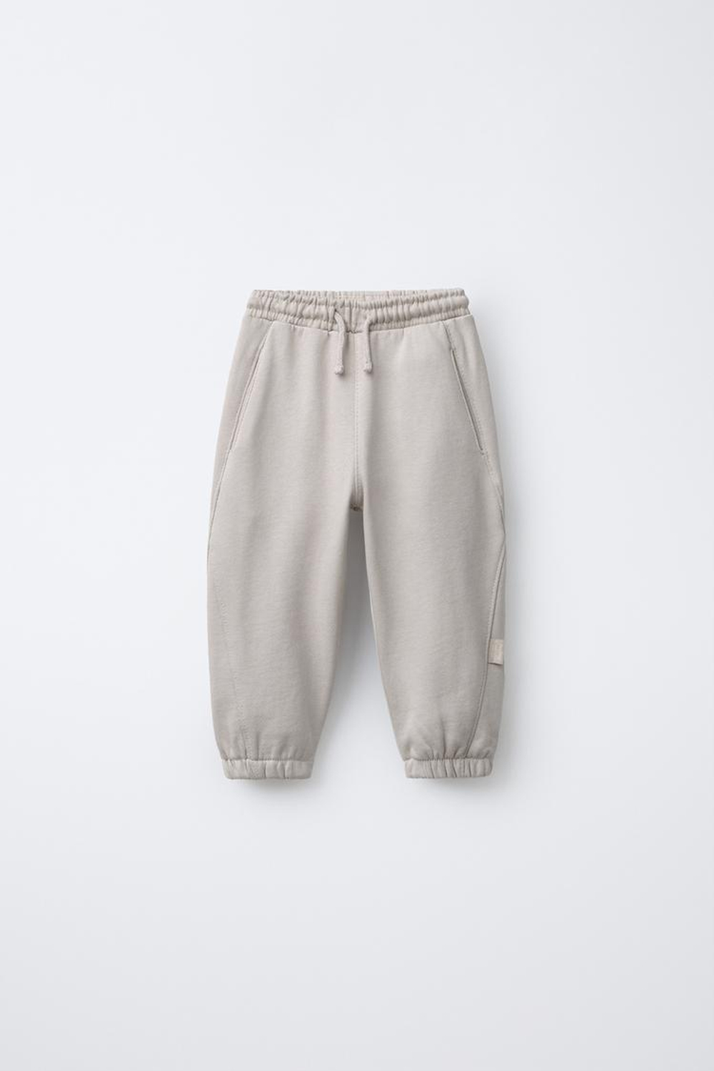 ZARA БРЮКИ-ДЖОГГЕРЫ, ЦВЕТ ЛЬДА