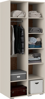 Адель Шкаф 2-х ств.комбинированный(600)