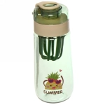 Бутылка питьевая пластиковая 430мл «Фрукты Лето»