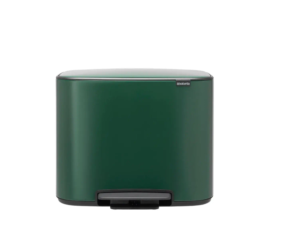 Brabantia Корзина для сортировки мусора Bo 3x11 л зеленая (повреждена)