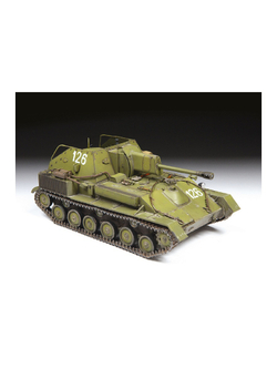 Сборная модель ZVEZDA Советская самоходная артиллерийская установка Су-76М, 1/35