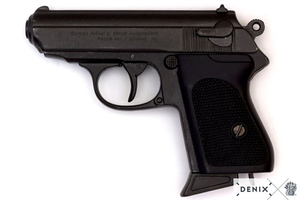 Denix Пистолет Вальтер Waffen-SSPPK с глушителем