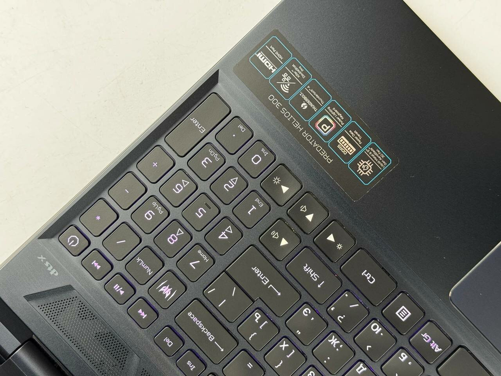 15.6" Ноутбук Acer Predator Helios 2560x1440, Intel Core i7 12700H 2.3 ГГц, RAM 16 ГБ, DDR5, SSD 1 ТБ, NVIDIA GeForce RTX 3070 Ti, Windows 11 Home, Blue