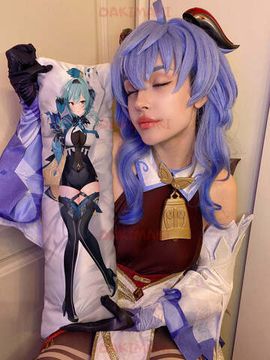 Мини дакимакура Эола Лоуренс из Геншин Импакт | Genshin Impact арт. M0930, 60х20 см