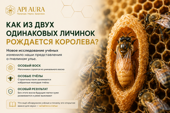 Как из двух одинаковых личинок рождается пчелиная королева?