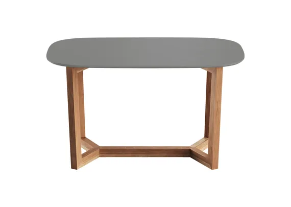 Стол обеденный Cross 2 140*80 см (серый, бук)
