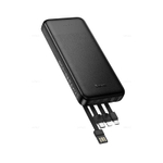 Hoco J163 Wonderful портативный аккумулятор с 4 кабелями (10000mAh)