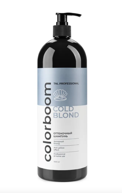 TNL Color Boom Оттеночный шампунь для холодного блонда "Cold Blond" 1000 мл.