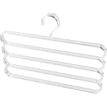 Вешалка для брюк многоуровневая, бесцветная, 3,5*25,2*1см