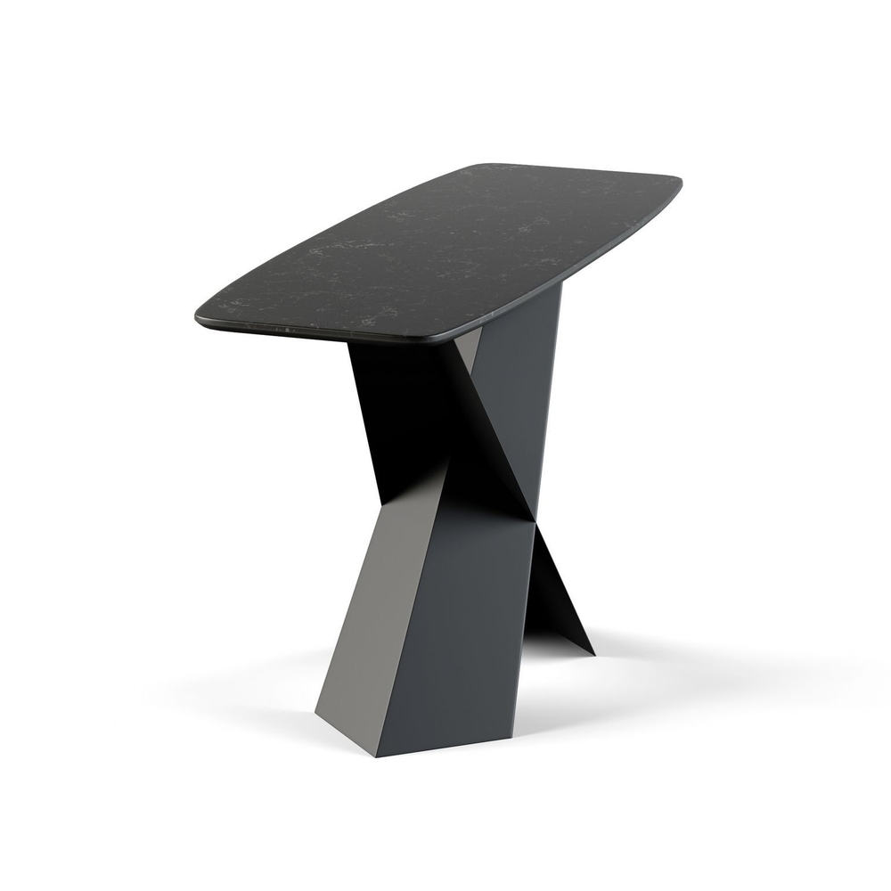 Консоль Tyler 130 керамика матовая, черная