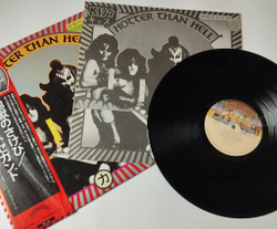 Винтажная виниловая пластинка LP Kiss Hotter Than Hell (Japan 1976) (Obi) Got To Choose