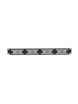 Патч-панель 19дюйм 1U кат.5E неэкранир. 24 порта RJ-45 Dual IDC TOKOV ELECTRIC TKE-PP-5E-1U-24P-UTP