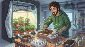 Подготовка субстрата для выращивания в домашних условиях: кокос, грунт, перлит