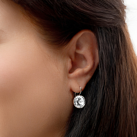 Серьги Fiore Luna Crystal A1903.M1 BW/S