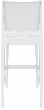 Стул пластиковый барный, Siesta Contract Maya Bar 75, белый