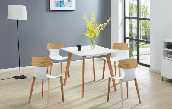 Стол Angus 80х80 белый