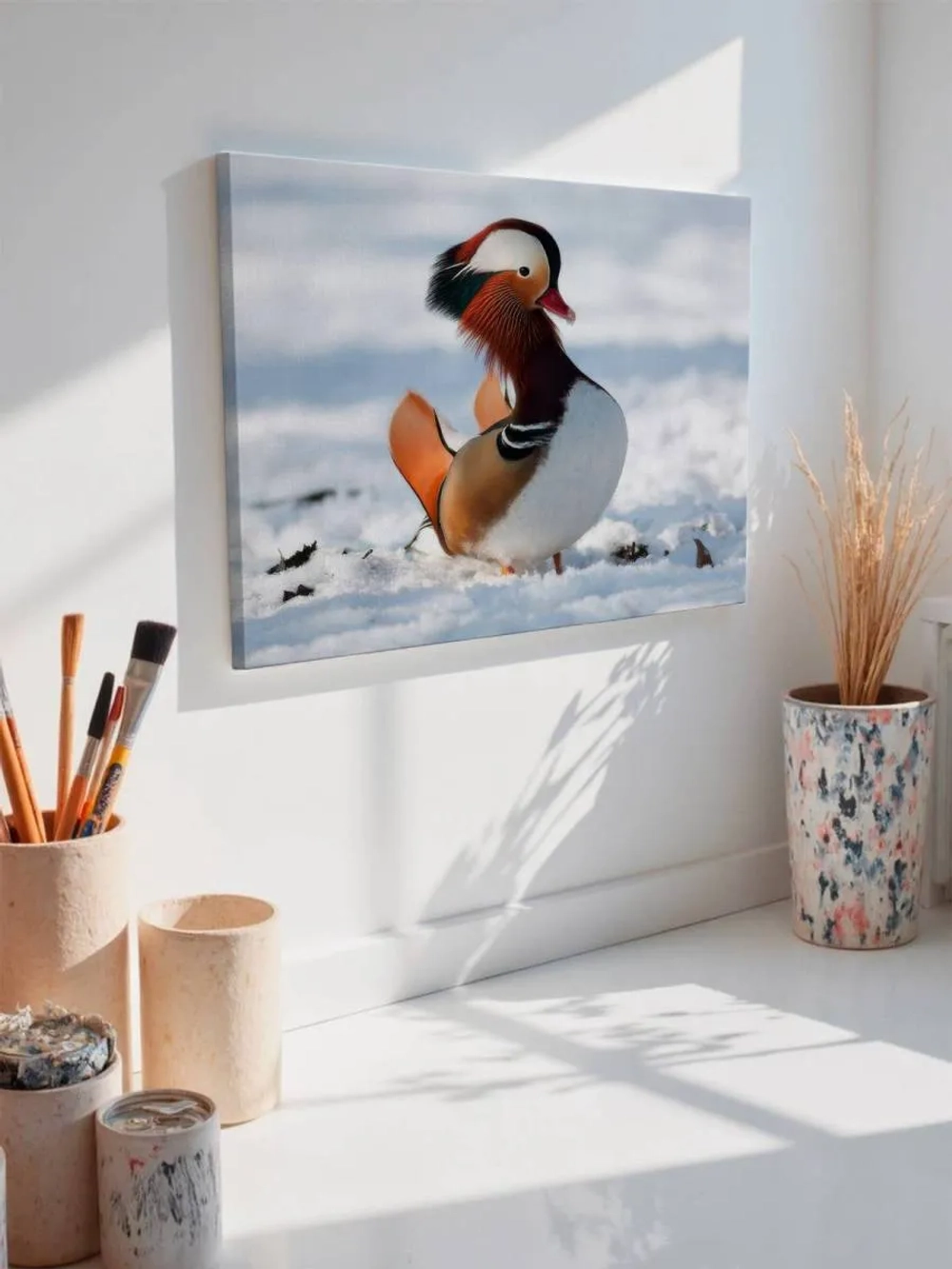 Картина на стену 40 X 50 Утка мандаринка