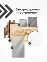 Клей холодная сварка KUDO для стали, батарей и труб. Герметик для системы отопления.