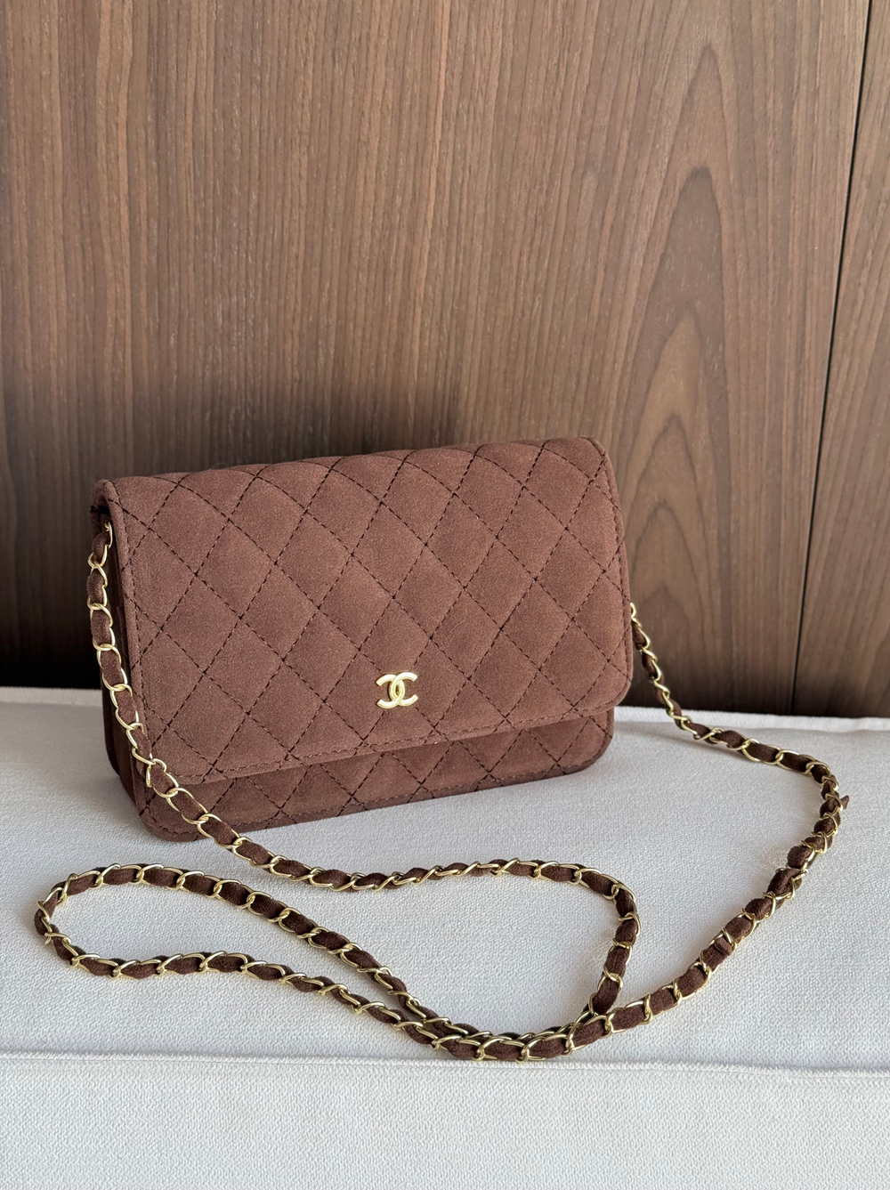 Сумка из эко замши