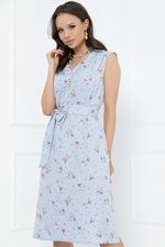 ПЛАТЬЕ ФЬЕЗОЛЕ (ЛАЙТ БЛУ) Bellovera (Акция)