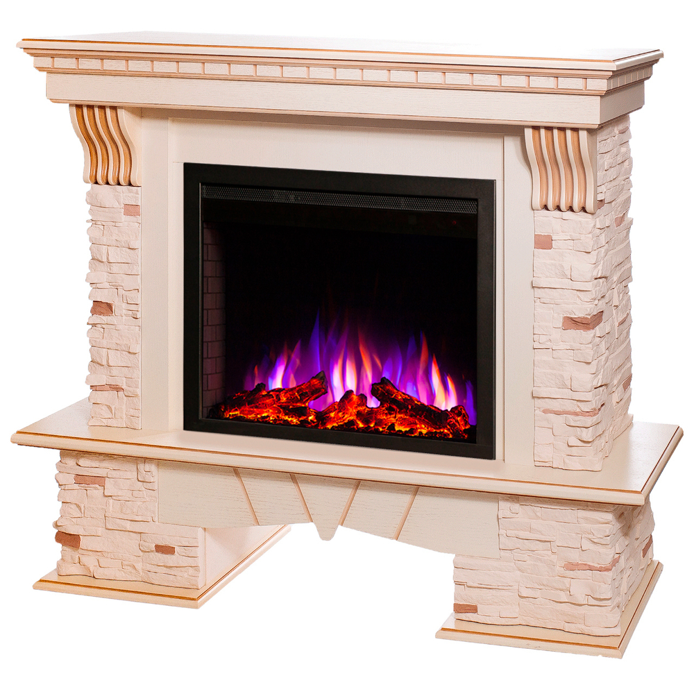 Каминокомплект Real Flame Sorento 25,5/26 WT с очагом Saphir 25,5