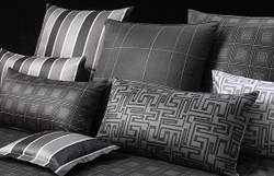 Наволочка 50x70 Elegante Meander серебро фото