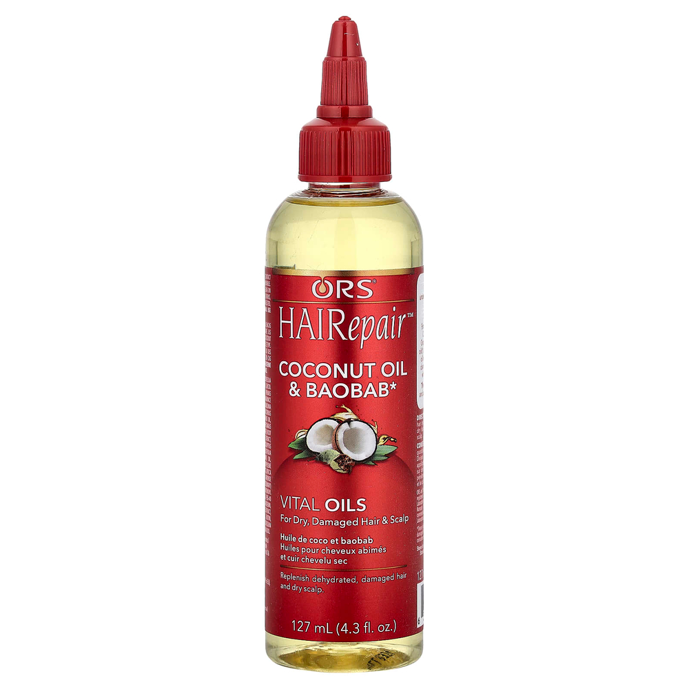 ORS, HAIRepair™, кокосовое масло и масла баобаба, для сухих, поврежденных волос и кожи головы, 127 мл (4,3 жидк. унции)