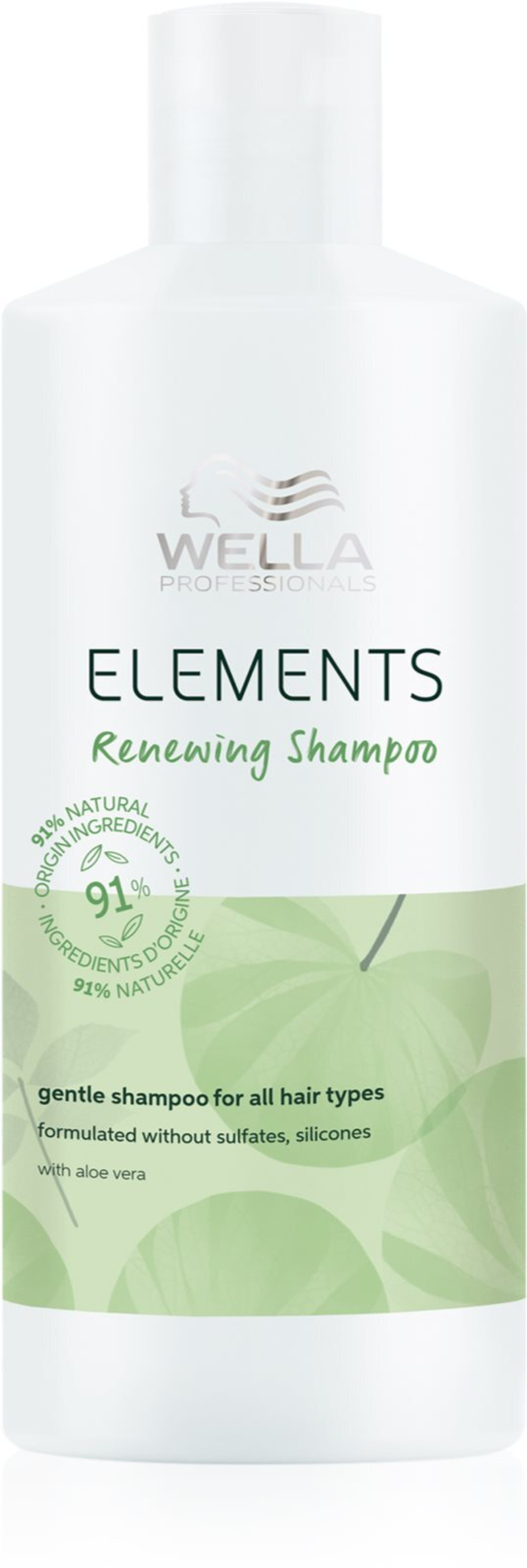 Wella Professionals Elements - Шампунь для восстановления волос, чтобы сделать волосы блестящими и мягкими /   500  ml  / GTIN 4064666036298
