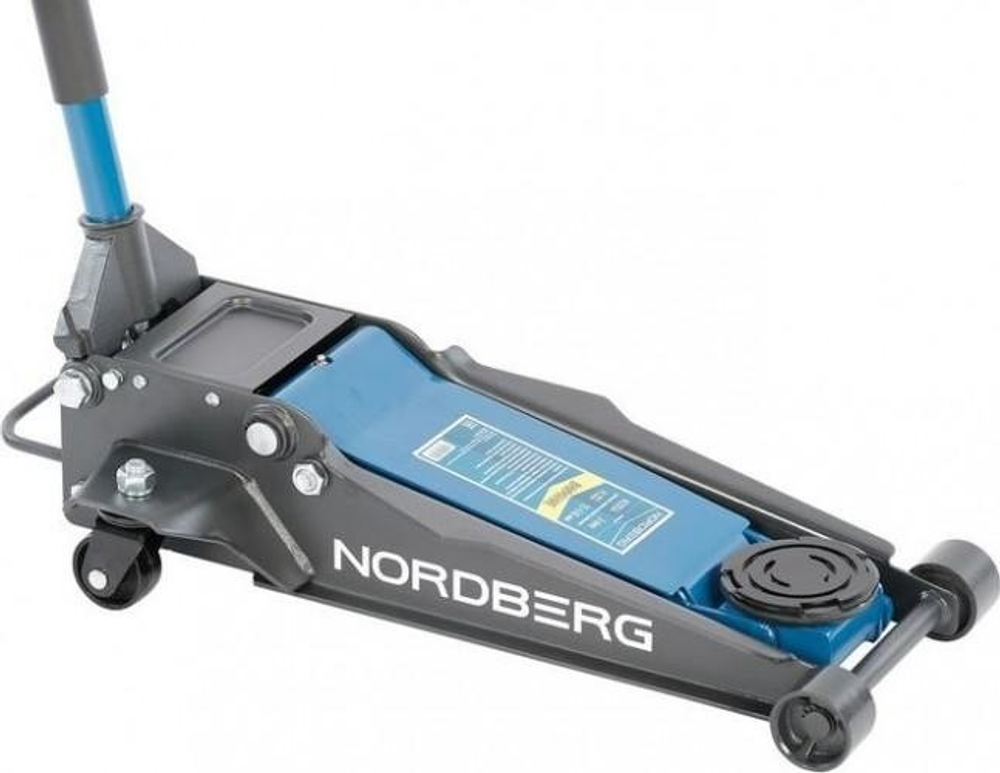 Домкрат подкатной NORDBERG N32034 супернизкий 3 тонн, h=75-510 мм ЦБ-0008591
