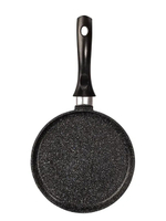 Сковорода блинная KUKMARA АП Granit (Black) 240мм с ручкой. арт. сбггч240а
