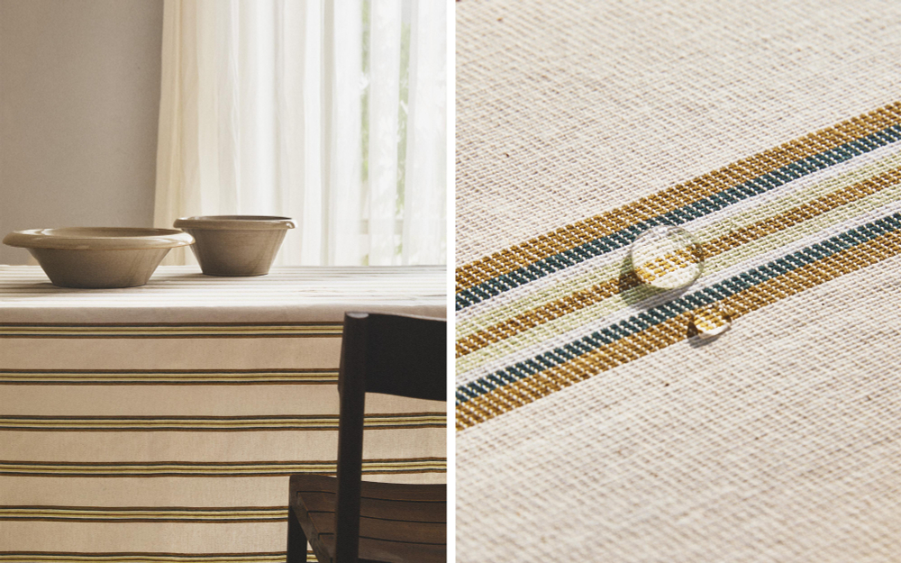 Zara Home скатерть из хлопка, узор в полоску, 200 150 см